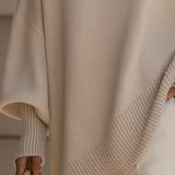Larkspur | Oversized Crew-Neck Knit Sweater
