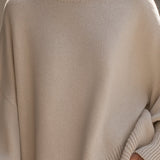 Larkspur | Oversized Crew-Neck Knit Sweater
