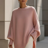 Larkspur | Oversized Crew-Neck Knit Sweater