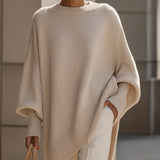 Larkspur | Oversized Crew-Neck Knit Sweater