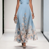 Ismeria | V-Neck Floral Maxi Dress