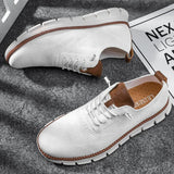 Strathmore | Mesh Knit Lace-Up Sneakers