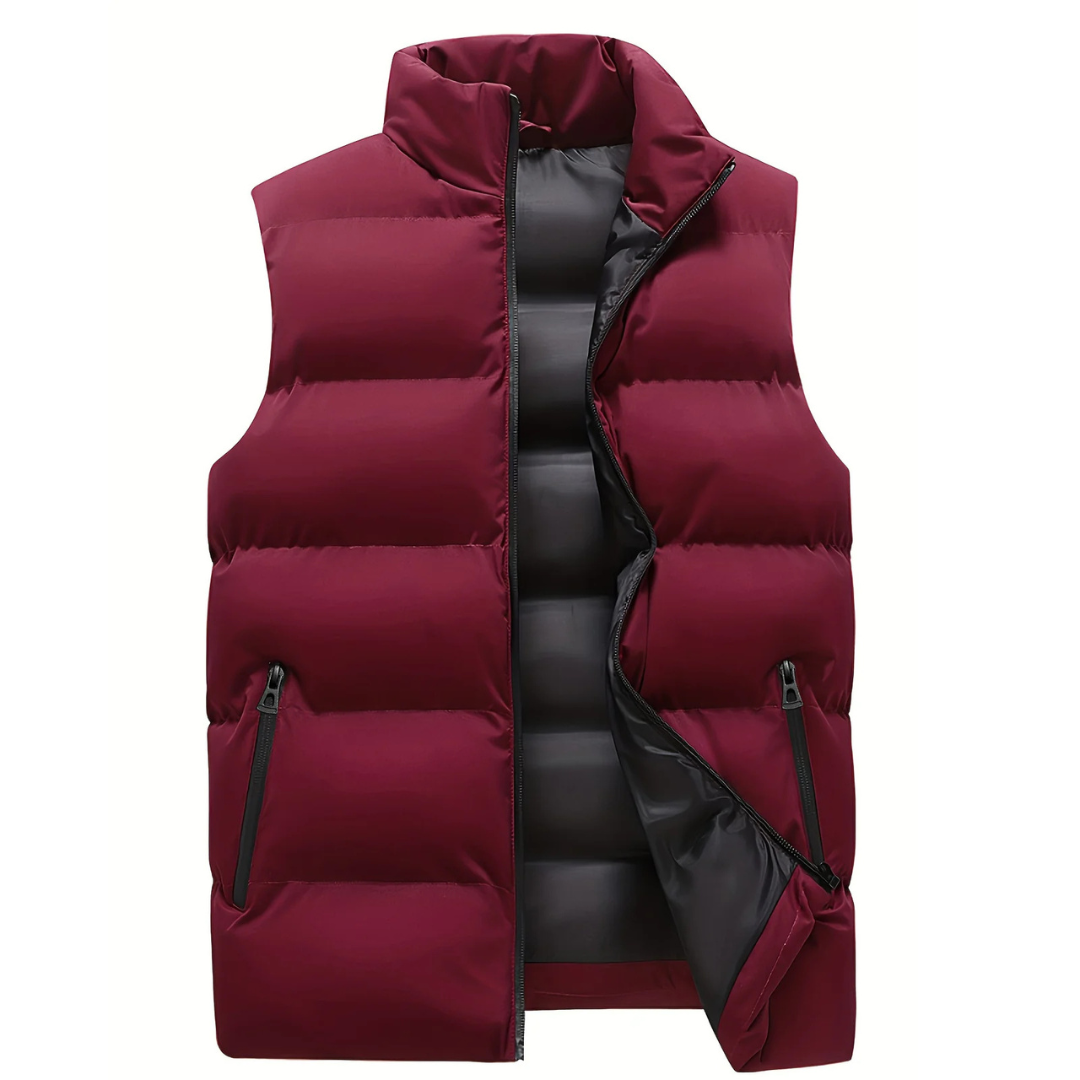 Lynford | Quilted Gilet with Stand Collar
