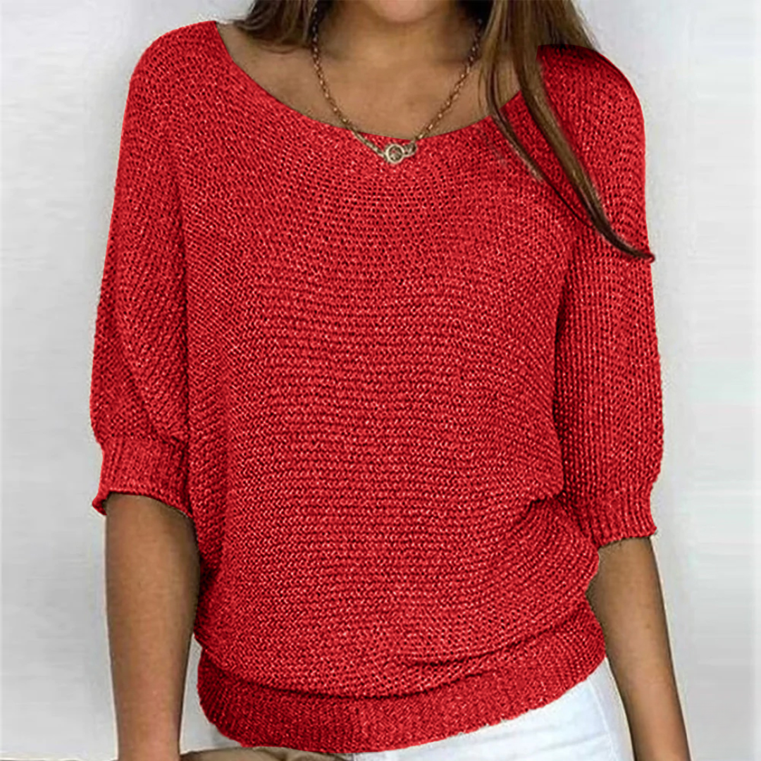 Tiverton | Textured Knit Crew Neck Sweater