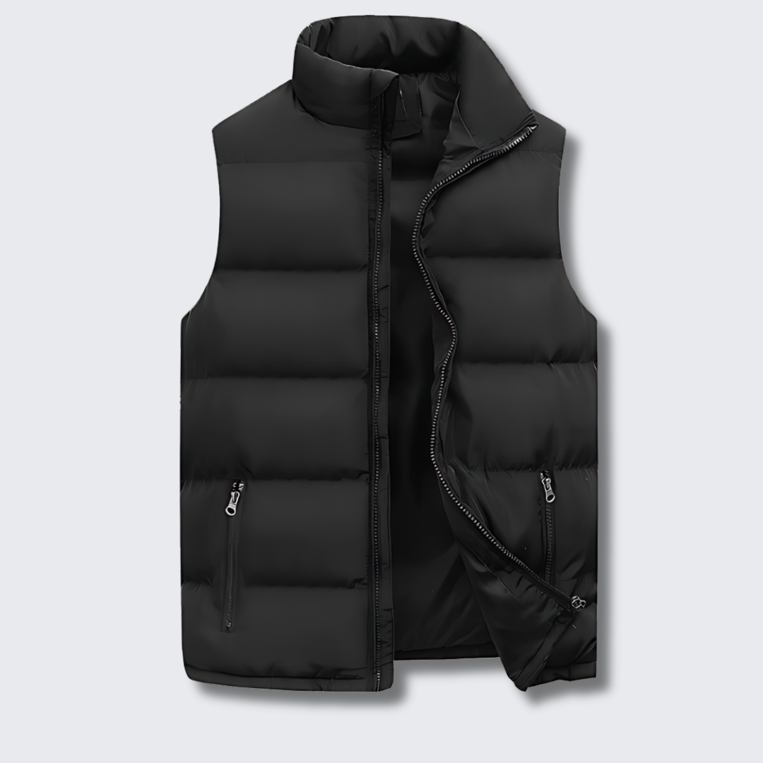 Lynford | Quilted Gilet with Stand Collar