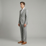 Emerson Row | Mens Tailored Fit Two Piece Suit Grey