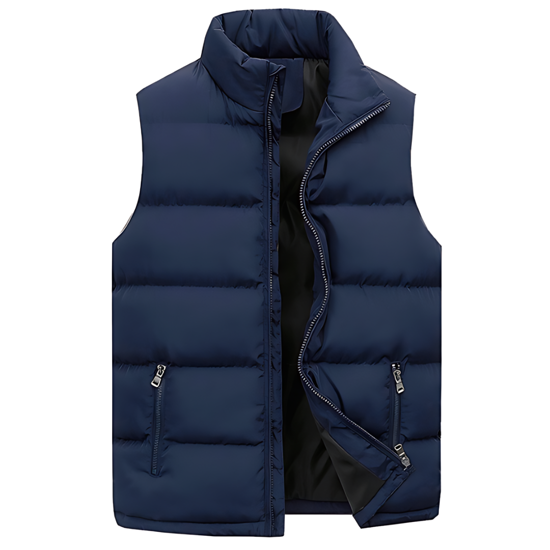 Lynford | Quilted Gilet with Stand Collar