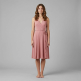 Emerson Row | Womens Sleeveless V Neck Wrap Dress