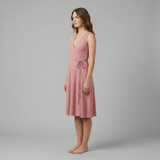 Emerson Row | Womens Sleeveless V Neck Wrap Dress