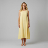 Emerson Row | Womens Yellow Sleeveless High Neck Midi Dress