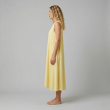 Emerson Row | Womens Yellow Sleeveless High Neck Midi Dress