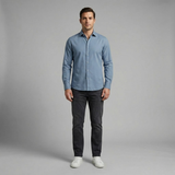 Emerson Row | Mens Long Sleeve Button Down Shirt Blue