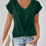 Marcelline | V-Neck Short-Sleeve T-Shirt