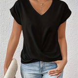 Marcelline | V-Neck Short-Sleeve T-Shirt
