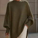 Larkspur | Oversized Crew-Neck Knit Sweater