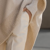 Larkspur | Oversized Crew-Neck Knit Sweater