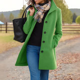 Rowland | Notched Lapel Button-Front Coat