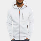 Kyros | Men's Full-Zip Hoodie with Contrast Details