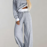 Marlowe | Crop Hoodie & Wide-Leg Jogger Set