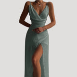 Bellrose | Wrap-Front Maxi Dress with Slit