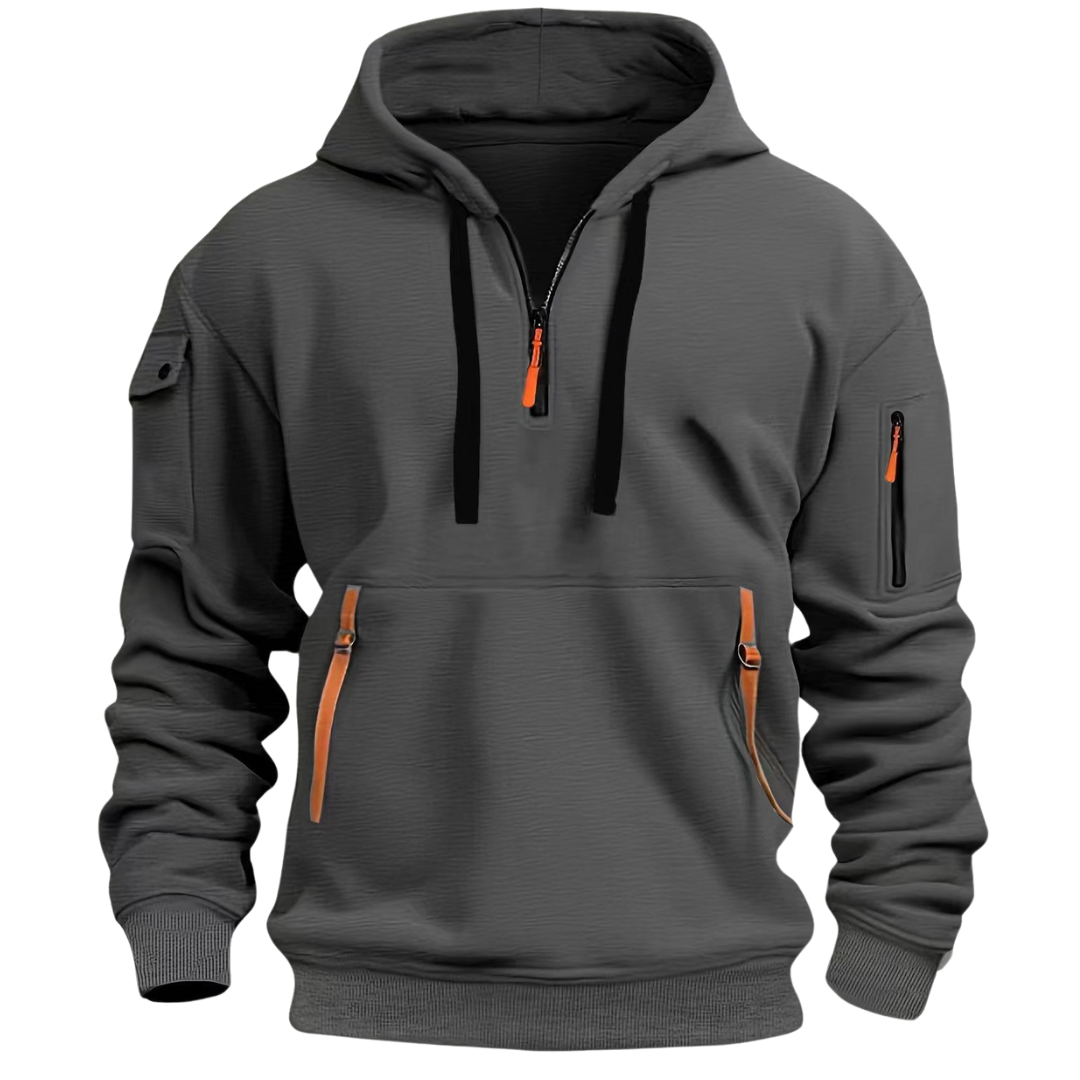 Forge | Men's Zip-Pocket Utility Hoodie