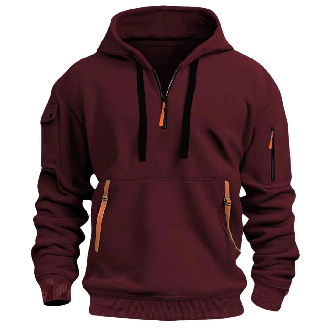 Forge | Men's Zip-Pocket Utility Hoodie