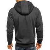 Kyros | Men's Full-Zip Hoodie with Contrast Details