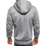 Kyros | Men's Full-Zip Hoodie with Contrast Details