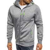 Kyros | Men's Full-Zip Hoodie with Contrast Details