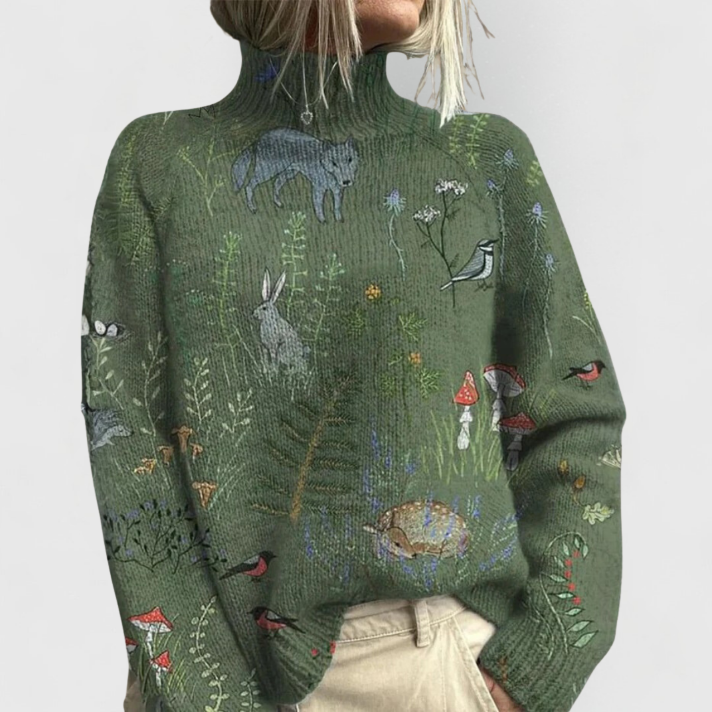 Sabriel | Turtleneck Knit Sweater