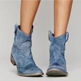 Westerly | Suede Western Ankle Boots