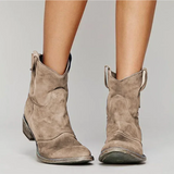 Westerly | Suede Western Ankle Boots