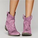 Westerly | Suede Western Ankle Boots