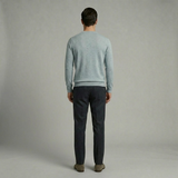 Emerson Row | Mens Long Sleeve Crew Neck Pullover Sweater Grey
