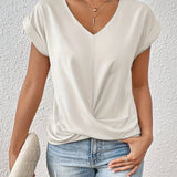 Marcelline | V-Neck Short-Sleeve T-Shirt