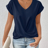 Marcelline | V-Neck Short-Sleeve T-Shirt