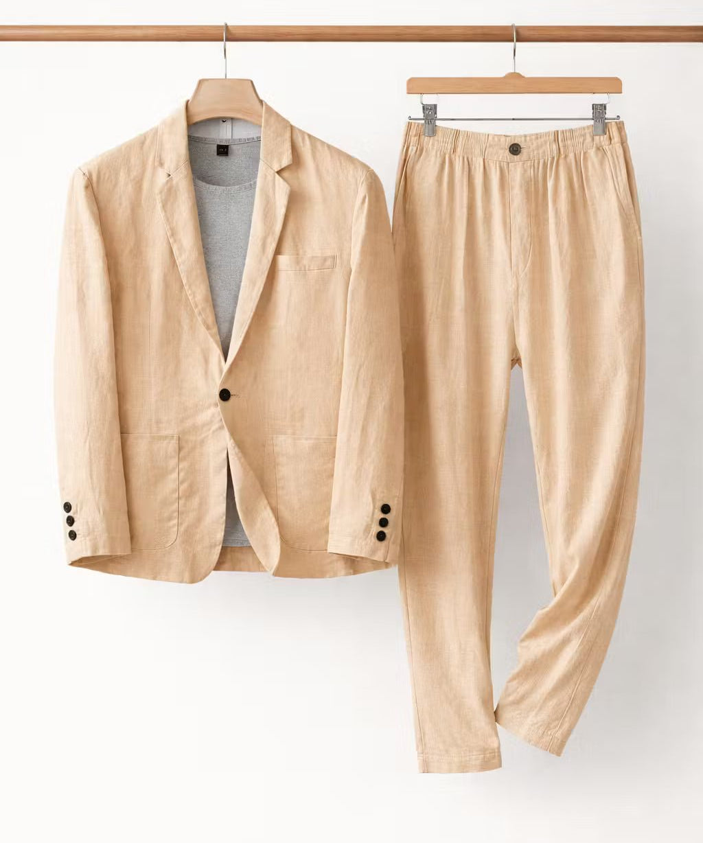 Whitlock | Men's Linen Blazer and Trouser Set