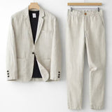 Whitlock | Men's Linen Blazer and Trouser Set