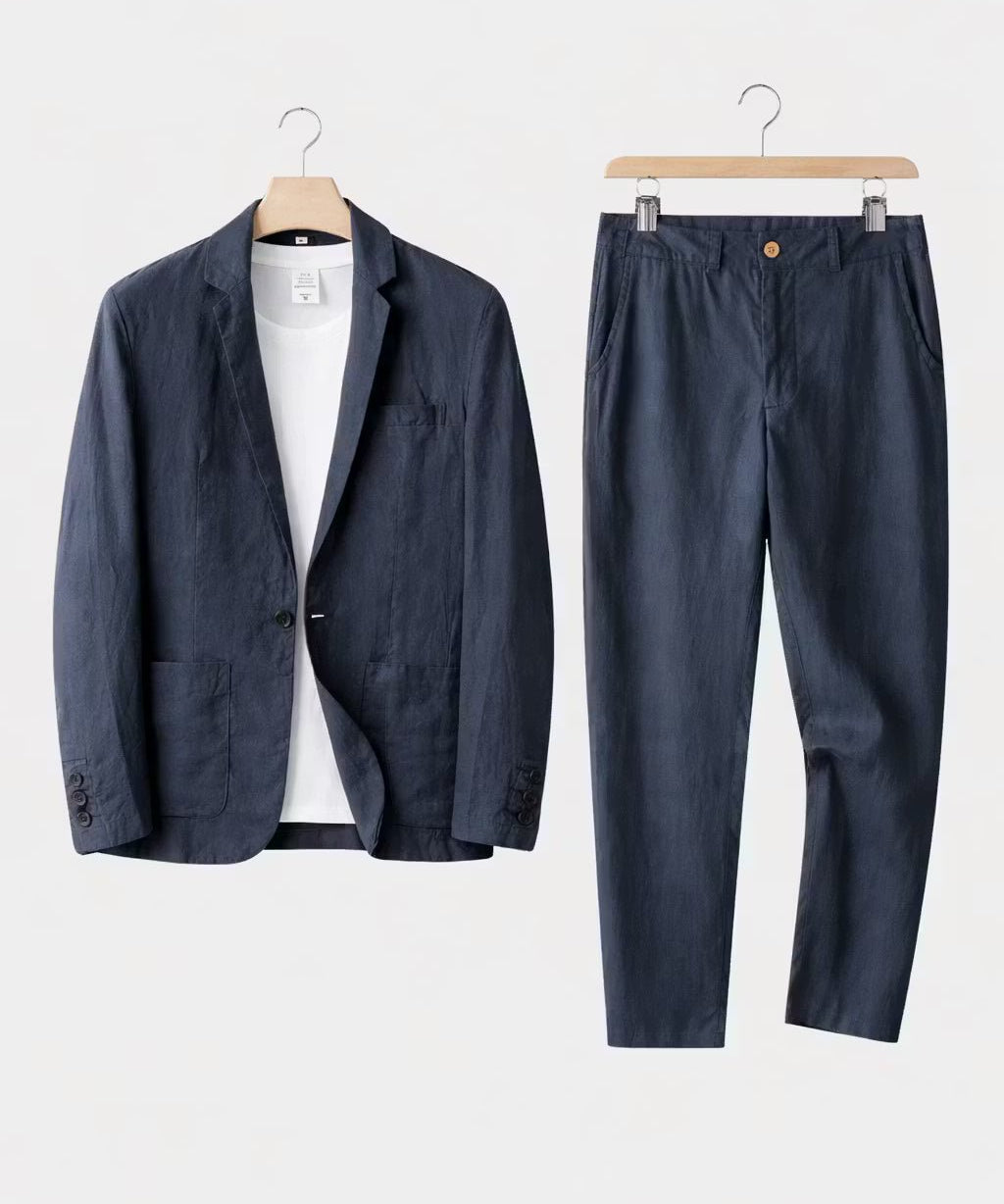 Whitlock | Men's Linen Blazer and Trouser Set