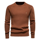 Dunsworth | Textured Long-Sleeve Crew-Neck Sweater