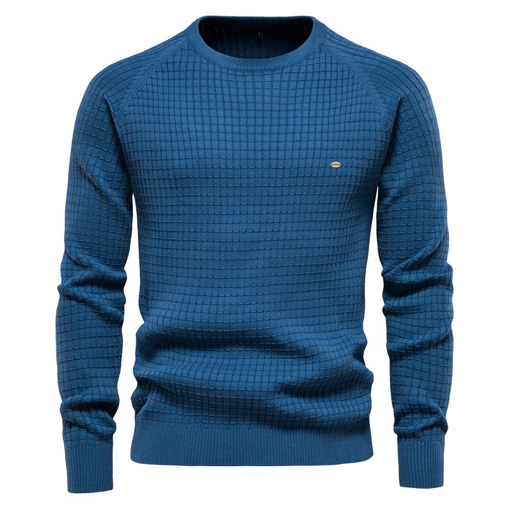 Dunsworth | Textured Long-Sleeve Crew-Neck Sweater
