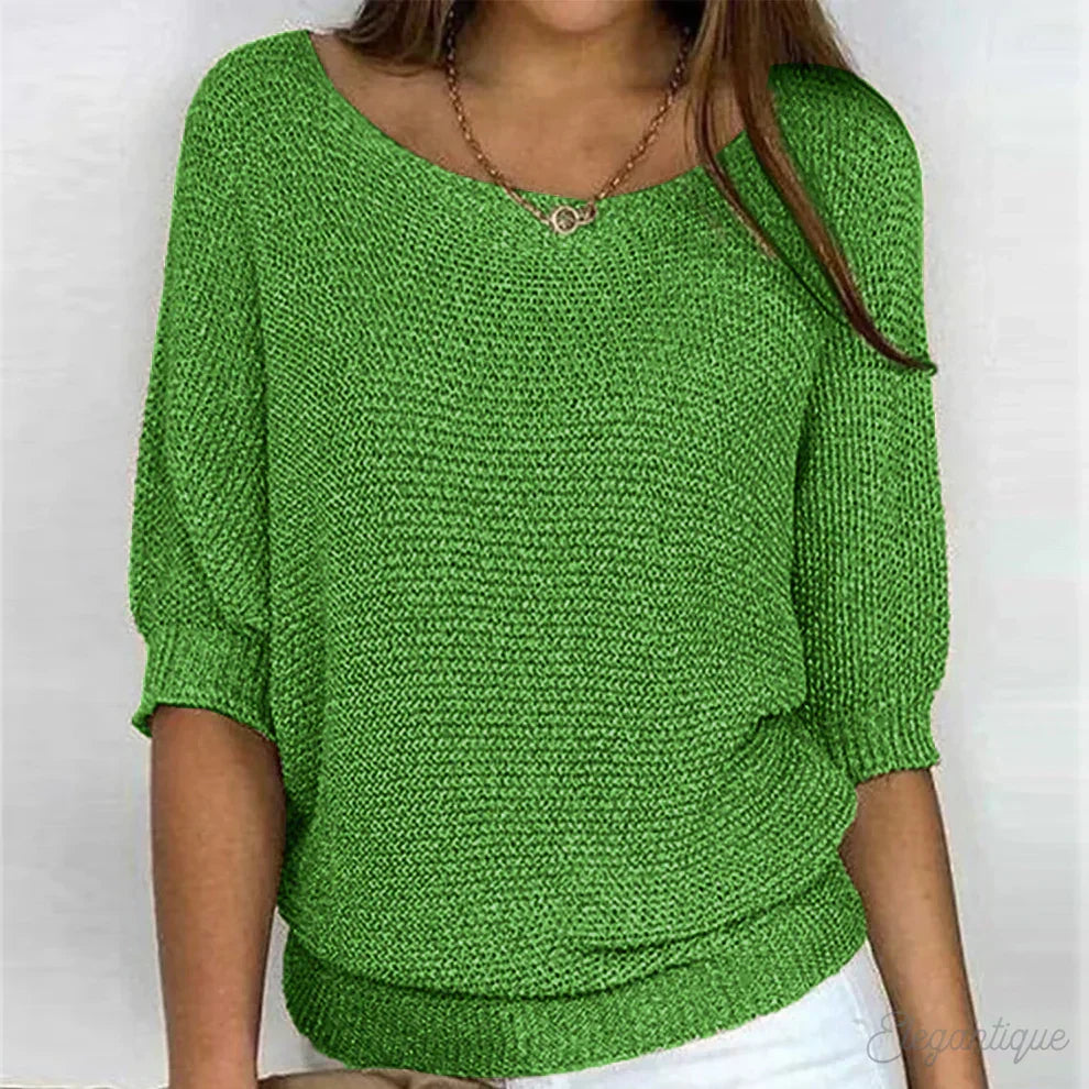 Tiverton | Textured Knit Crew Neck Sweater