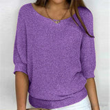 Tiverton | Textured Knit Crew Neck Sweater